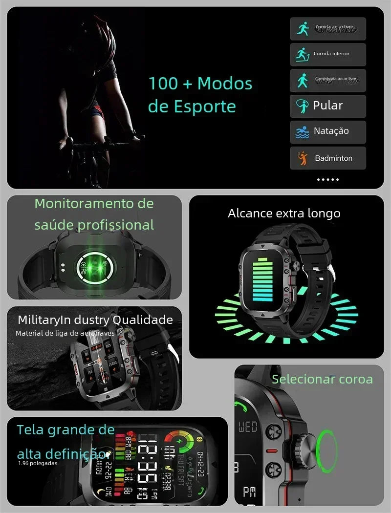 SMART WATCH MILITAR - IP68 2.0